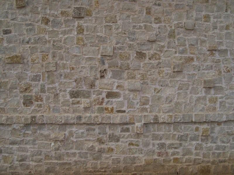 Wall From the house built out of Old World Multi-Color Chopped
